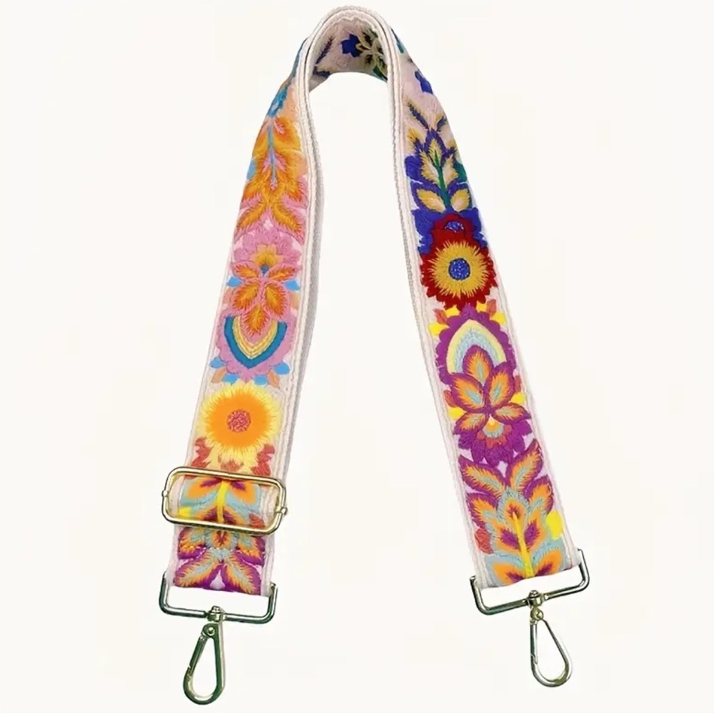 Embroidered Adjustable Bag Replacement Strap Mult… - image 5